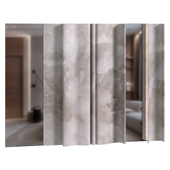 Wall panel with mirrors 002