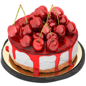 Cherry Cream Cake