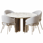 Emil Dining chair, Adrien Table
