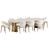 Sabrina chair and Vida table