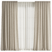 Curtains Long Linen set 04