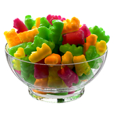 Gummy Bears in a Bowl VRay