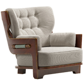 Guillerme & Chambron Lounge Chair Denis