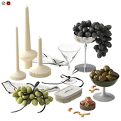 Decorative set for kitchen table