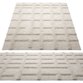 Shaggy rug Tibo Cream