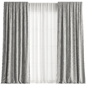 Curtain with Tulle set 06