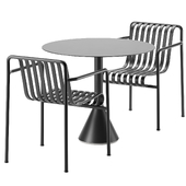 PALISSADE Cone Table and Dining Armchair by Hay