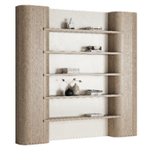 Built-in bookcase 009 KM