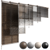 Folding wooden blinds 22