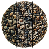 FB1033 cobblestone STONE3 | 3MAT | 4k | seamless | PBR