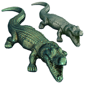 Crocodile figurine