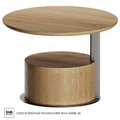 Teak wood coffee table MARIE 60