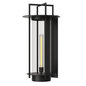 Shan Outdoor Metal and Glass Sconce