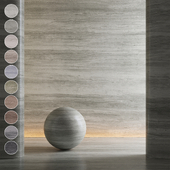 Seamless travertine of different shades No. 14