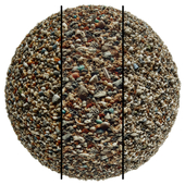 FB1035: Realistic Aquarium & Sea Floor Gravel | 3MAT, 4K, Seamless, PBR Textures
