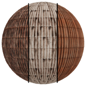 FB1037 roof crack tile | PBR | 3mat | 4K