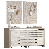 Chest of drawers with decor 47