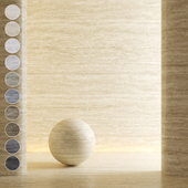 Seamless travertine of different shades No. 15