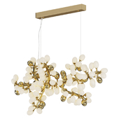 Pendant lamp WERTMARK OLIVIA WE232.12.323 chandelier in natural style