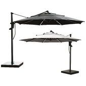 carmela cantilever umbrella led