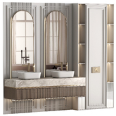Bathroom furniture N052 in Neoclassic and Modern style