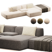 Cloud Sofa with combinable seats