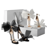 Jimmy Choo Aveline Bow Shoes