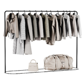 Set of women's clothing for the wardrobe