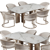 Dining chair and table254