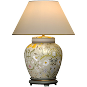 Ralph Lauren Floral European Nightstand Ginger Jar Chinese Table lamp