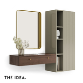 OM THE-IDEA hanging storage system MINIMAL ML007+ML302+ML332