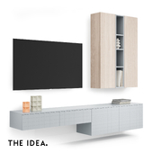 OM THE-IDEA hanging storage system MINIMAL ML009+ML074+ML332+ML302