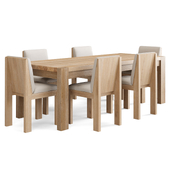 Terra Dining Table and Chair Crate&Barrel