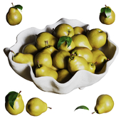 Pear Bowl Minimalist