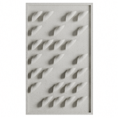 Decorative panel, gypsum