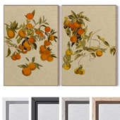 Set of large wall paintings 3473