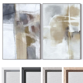 Set of large wall paintings 3475