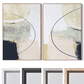 Set of large wall paintings 3477