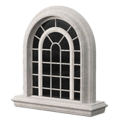 Architectural Classic Window 3D Model 3