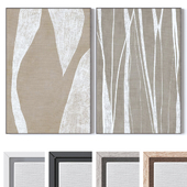 Set of large wall paintings 3479