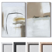 Set of large wall paintings 3485