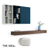 OM THE-IDEA hanging storage system MINIMAL ML351+ML316+ML316+ML057