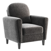 Wide Upholstered Armchair