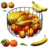 Fruits Wire Bowl