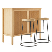 Gabin bar with Iska Bar Tools by La Redoute