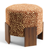 Alvin Footstool Lumi Jacquard