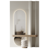 Minimalistic dressing table in a modern style