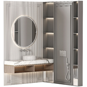 Bathroom furniture N053 in Neoclassic and Modern style