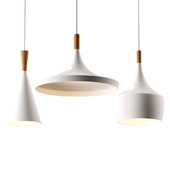 UL American Wooden Double Layer Globe Net Pendant Lamp