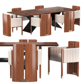 Jacob Table HALF MOON CHAIR SET